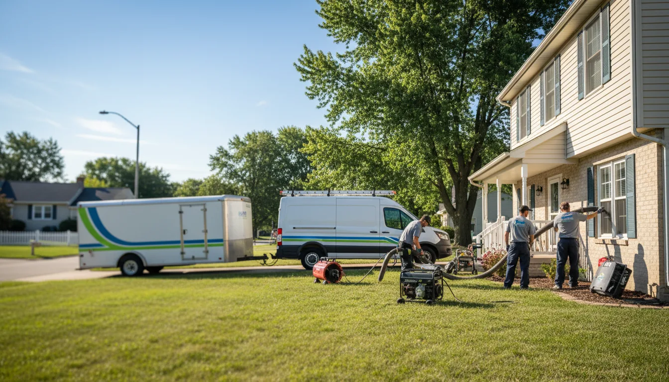 Flooded Basement Restoration And Cleanup With Repair in Dazey, ND near me